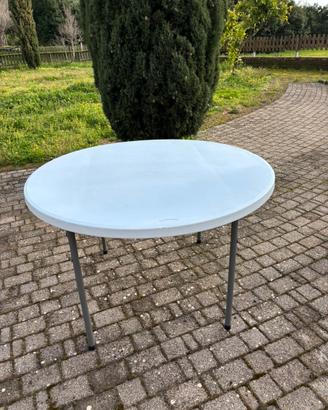 Tavolo rotondo pieghevole 120 cm catering