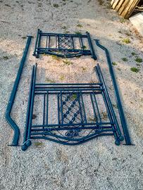 letto completo artigianale 