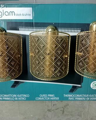 3 Applique da parete colore oro 