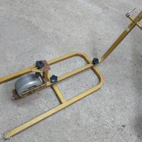 Olmo Rullo allenamento bici vintage