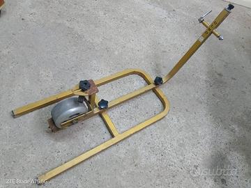 Olmo Rullo allenamento bici vintage