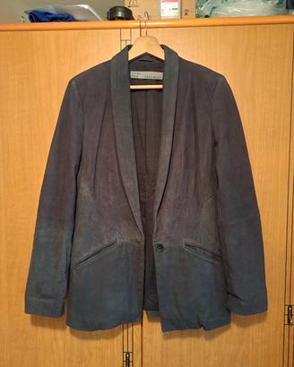 Giacca blazer Zara grigio