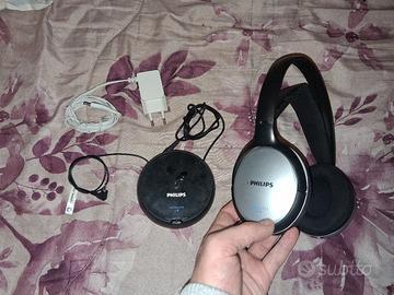 cuffie wireless per tv Philips ben tenute. funzion