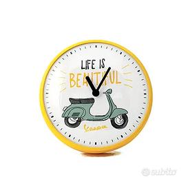 Orologio da parete Vespa - life is beautiful