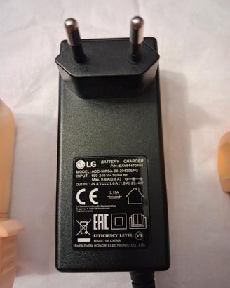 caricabatterie scopa elettrica Lg cord zero 