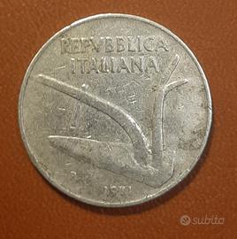 Moneta da 10 lire del 1971