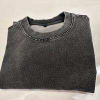 Felpa Oversize Grigio Scuro Heavy Cotton