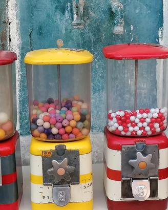 distributore chewing gun caramelle vintage 