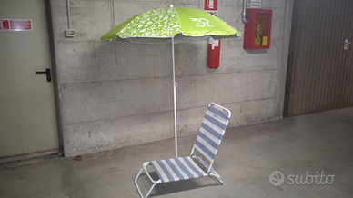 Sdraio Spiaggina pieghevole 3 posizioni