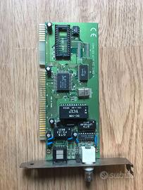 Scheda Ethernet ISA 8 bit per IBM 5150 e simili