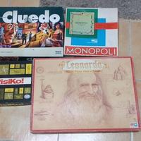Gioco da tavola Monopoli Risiko Cluedo Leonardo