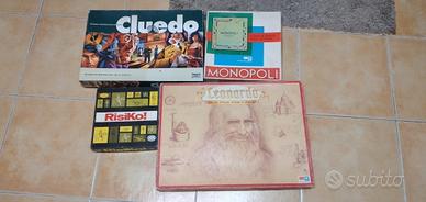 Gioco da tavola Monopoli Risiko Cluedo Leonardo