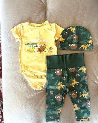 SET Disney cotone 100% tg 6-9 mesi