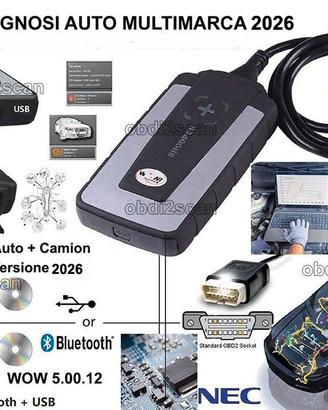 Diagnosi Auto Professionale Multimarca DELPHI WOW