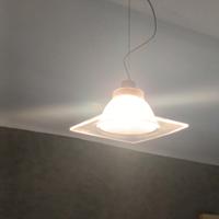 Lampada sospesa AV Mazzega vetro Murano