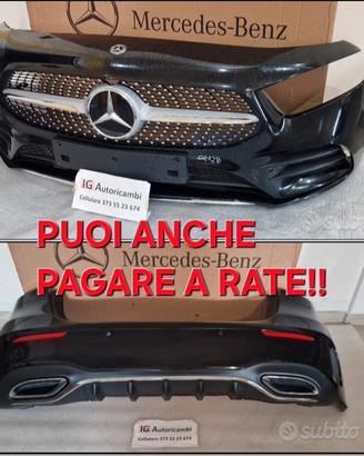 2 Paraurti Mercedes AMG per Classe A W177 Ant e Po