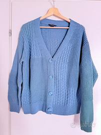 Nuovo maglione cardigan in cotone