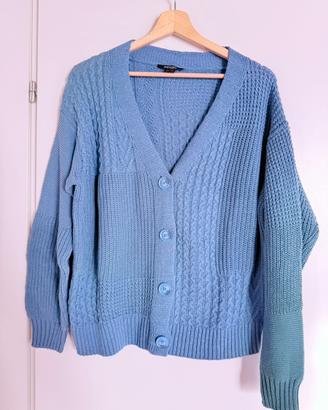 Nuovo maglione cardigan in cotone