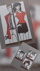 🎨 Set quadri canvas Lupin III