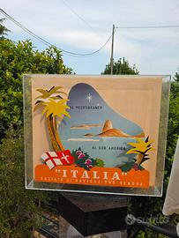 pubblicita originale anni 50 Navigazione ITALIA