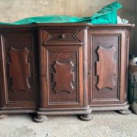 Mobile da salotto, in legno massello, inizio ‘900