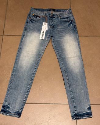 Jeans  Purple Brand – Modello P001 Light Blue Wash