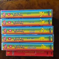 lotto VHS Pokemon Vintage numeri 3 4 6 7 8 