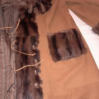 Cappotto camoscio e visone 