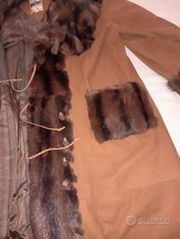Cappotto camoscio e visone 