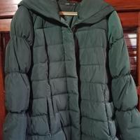 Piumino donna verde bottiglia taglia 46