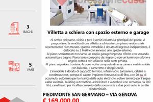 Villetta su 3 livelli in centro con spazio esterno