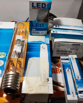 Materiale Illuminazione Led ioduri alogene neon