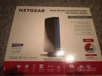 Router Netgear N600 Wireless Dual Band Gigabit DGN
