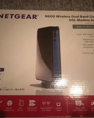 Router Netgear N600 Wireless Dual Band Gigabit DGN