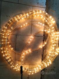Luci luminarie da esterno Natalizie  20m (4 pezzi)