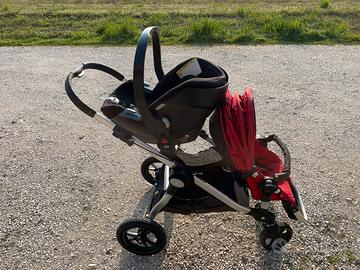 Passeggino fratellare gemellare