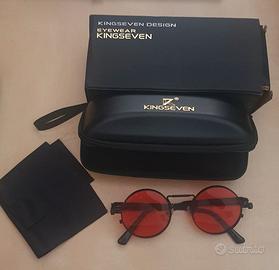 Occhiali KINGSEVEN Rossi Rotondi