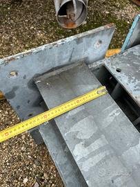 Putrelle per pilastri e travi zincate