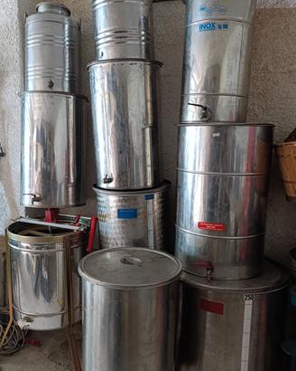 Fusti acciaio inox