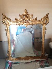 Specchiera in oro foglia 