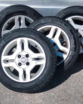 Ruote con cerchio Fiat Panda mis.14
