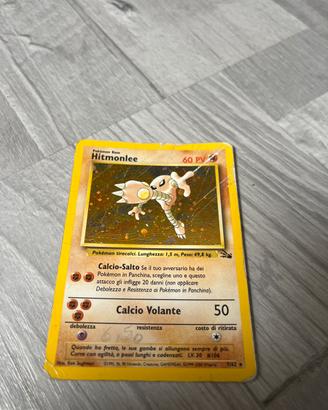 Carta Pokemon: Hitmonlee • Fossil