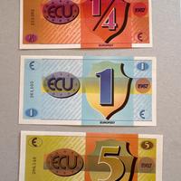 Ecu 1987 banconote 1 5 euro eurofest