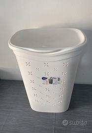 Porta biancheria bianco in plastica belli e forti