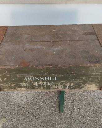 Baule militare d'epoca – cassa militare in legno e