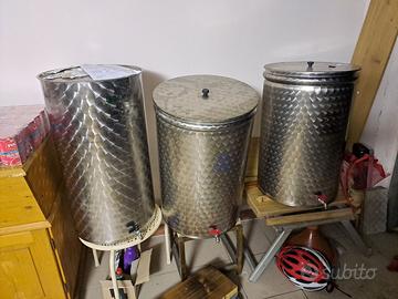 Contenitore INOX 100 lt