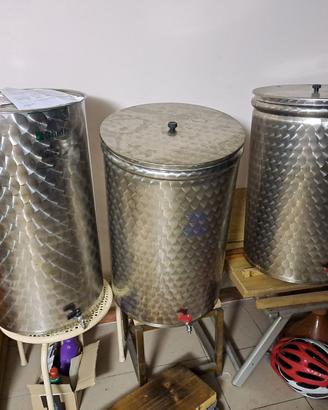 Contenitore INOX 100 lt