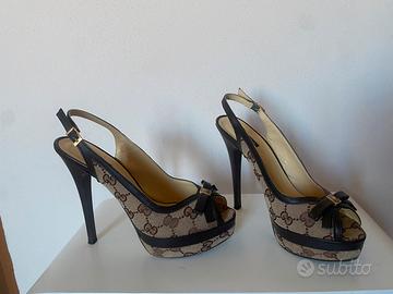 Scarpe tacchi Gucci sandali 38 donna