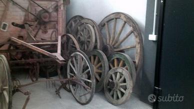 RUOTE AGRICOLE D'EPOCA