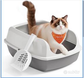 Lettiera XXL per gatti – Bordi alti, nuova